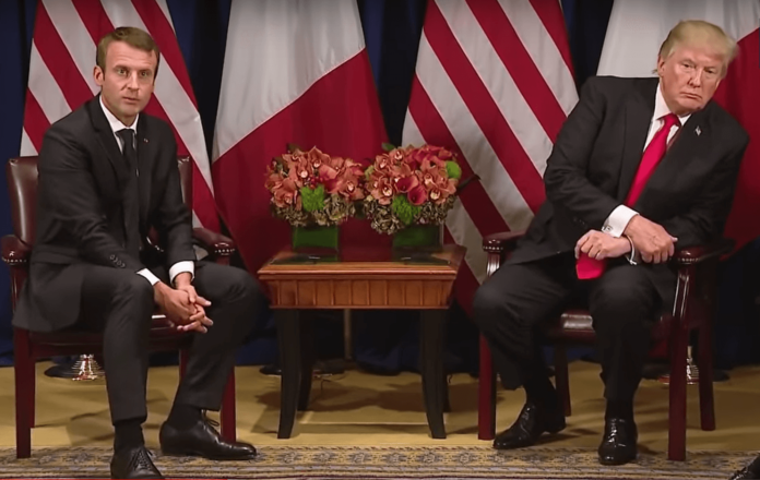 Emmanuel Macron şi Donald Trump