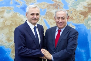 Liviu Dragnea Benjamin Netanyahu, prim-ministrul Israelului.