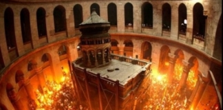 lumina sfanta ierusalim