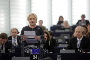 Intervenția premierului Viorica Dăncilă în plenul Parlamentului European