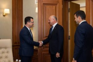 Ministrul Radu Oprea a fost primit joi la Chișinău, de Pavel Filip, Prim-Ministrul Republicii Moldova