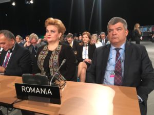 Viceprim-ministrul, ministrul Mediului, Gratiela Leocadia Gavrilescu si Ambsadorul Romaniei in Rep. Polonia, Ovidiu Dranga