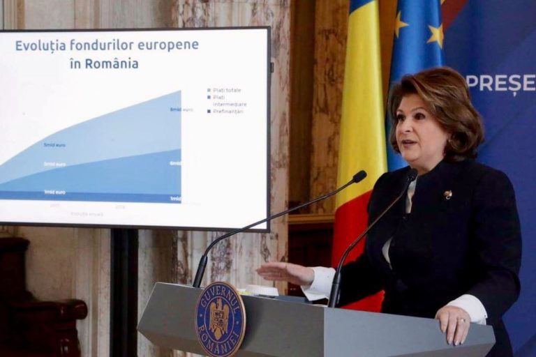 Rovana Plumb: La început de an România prinde viteză – am pornit de la o rată de absorbţie zero, iar din 2017 şi până acum am ajuns la aproape – 8 miliarde de euro