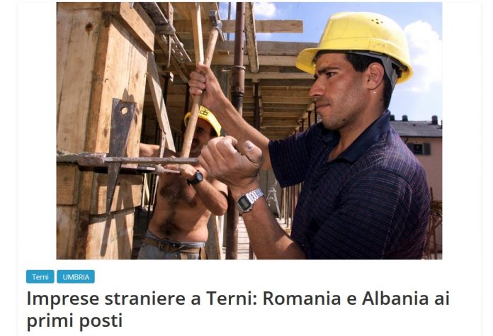 antreprenori romania in terni italia