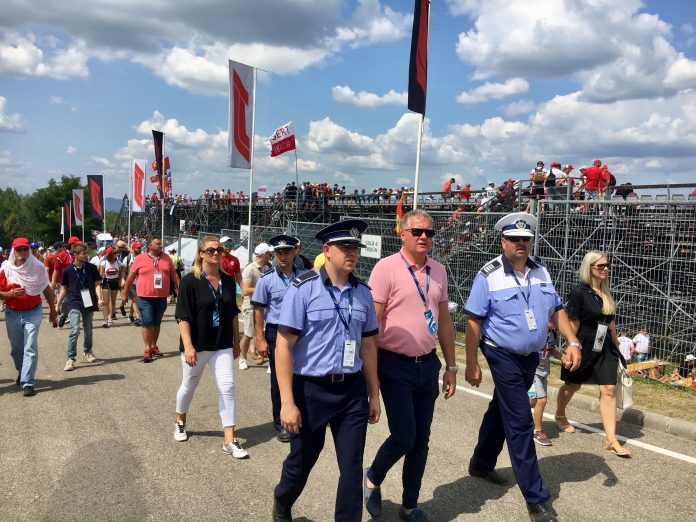 politisti români la hungaroring f1