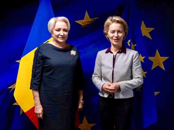 viorica dancila si Ursula von der Leyen