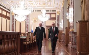 Putin si Mikhail Mishustin