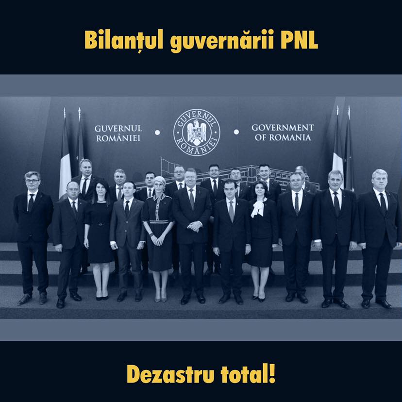 PSD despre guvernul pnl