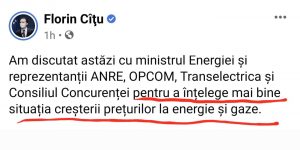 Cîțu postare energie