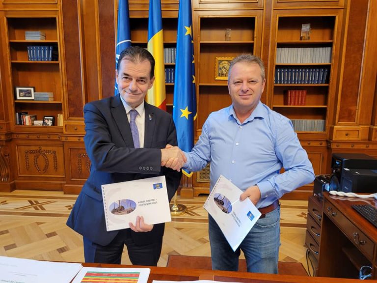 Senatorul Iordache(PNL Gorj) și Ludovic Orban – din nou împreună.Proiectul prezentat de Iordache: ”Forța Dreptei- Forța Gorjului” – semnat și de Orban