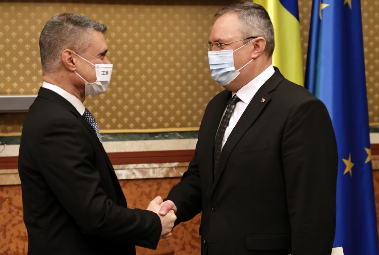 Nicolae Ciucă s-a întâlnit cu ambasadorul Israelului la București, David Saranga