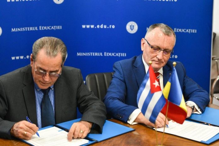 Ministerele educatiei Romania si Cuba