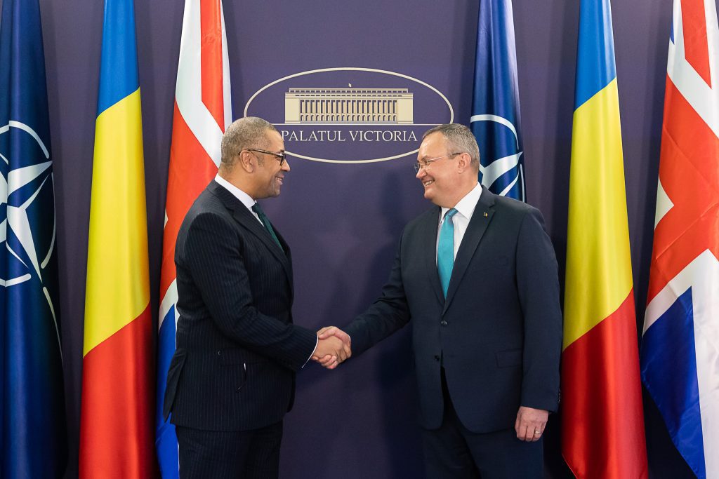 Romanian & British Foreign Ministers, about strategic partnership between the two countries