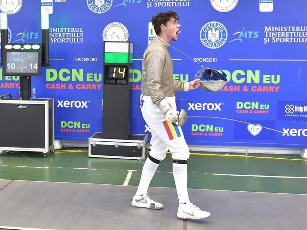 Radu Nitu wins gold medal in individual sabre event Under-23 European Championships