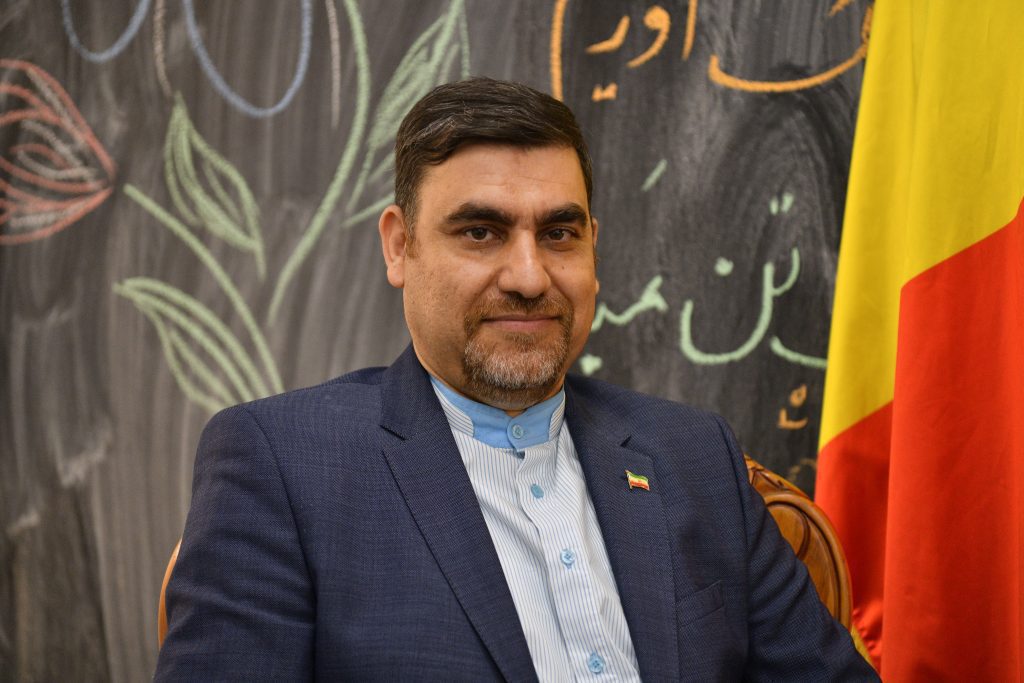 The ambassador of the Islamic Republic of Iran in Romania, present at the National Museum of the Romanian Peasant for the "Journey through Ancient Persia" from June 23 to July 2