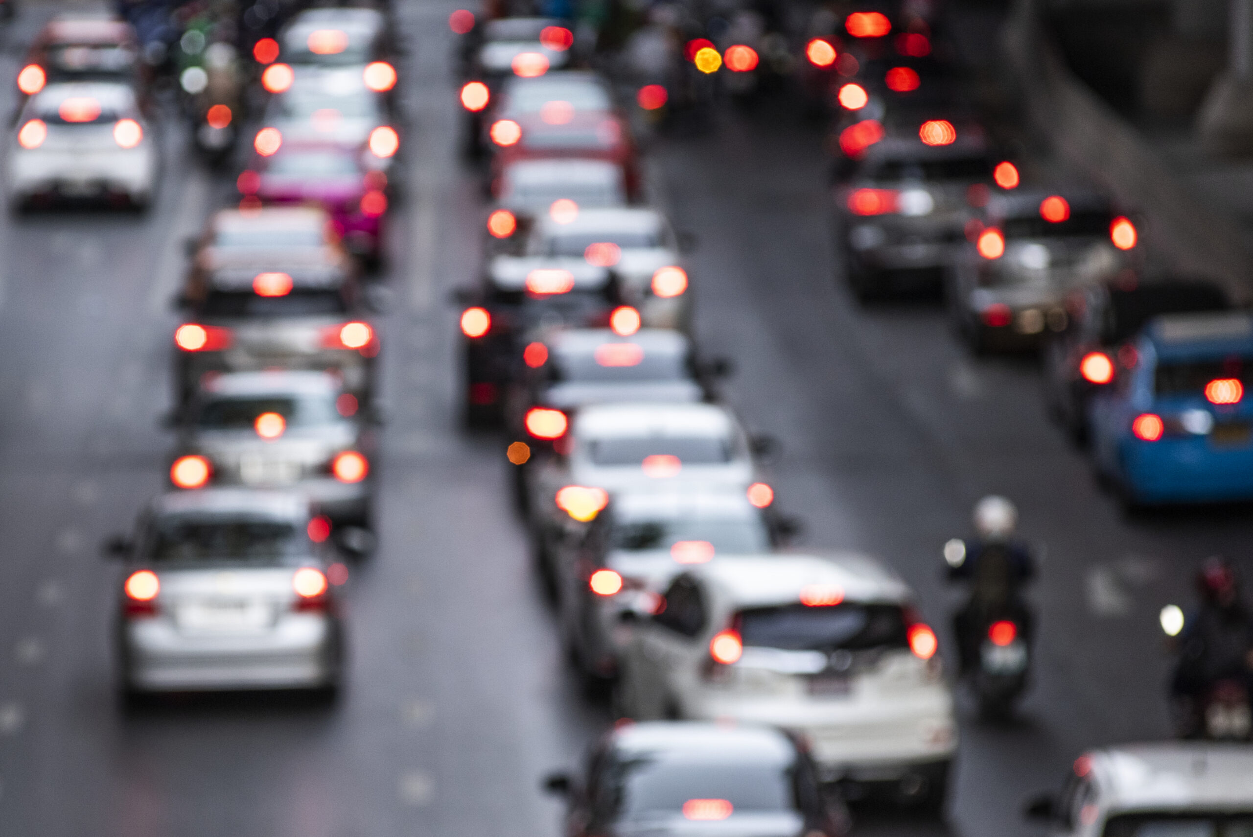 busy crowded traffic jam road scaled